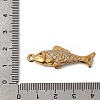 304 Stainless Steel Enamel Fish Connector Charms STAS-B128-55G-01-3