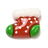 Christmas Opaque Resin Cabochons RESI-R453-01F-1