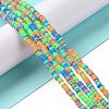 Handmade Polymer Clay Beads Strands CLAY-R089-3mm-008-2