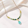 Natural Malaysia Jade Pendant Nekclaces NJEW-JN05917-03-1