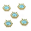 Brass Cubic Zirconia Pendants KK-G419-04G-2