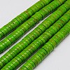 Synthetic Turquoise Beads Strands TURQ-G110-5x3mm-10-1
