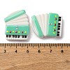 Opaque Music Theme Resin Cabochons CRES-Z010-02F-3