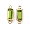 12Pcs 12 Colors Birthstone 304 Stainless Steel Rhinestone Connector Charms STAS-L022-576G-M-2