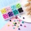 176Pcs 8 Colors Handmade Polymer Clay Beads CLAY-YW0001-81-5