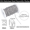 DIY 304 Stainless Steel Paperclip Chains Necklace/Bracelets Making Kits DIY-BBC0002-52-2