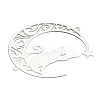 201 Stainless Steel Laser Cut Connector Charms X-STAS-Z116-06P-2