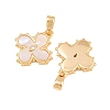 Brass Micro Pave Cubic Zirconia Pendants KK-H538-07G-2