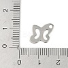 Non-Tarnish 201 Stainless Steel Charms STAS-C108-30P-3