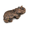 Tibetan Style Alloy Pendants AL-CBA2376-34R-2