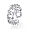 Brass Cuff Rings RJEW-K232-19P-1