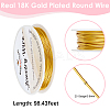 30M Brass Wire KK-BBC0021-58G-2