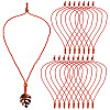 Adjustable Waxed Polyester Cord Necklace Making NJEW-TAC0029-1
