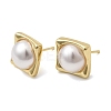 Brass Stud Earring EJEW-H180-02G-4