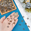 44Pcs 22 Styles Alloy Cabochons FIND-OC0004-12-3