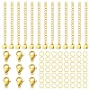 304 Stainless Steel Curb Chain Extender & Open Jump Ring & Lobster Claw Clasps DIY-YW0010-75-1