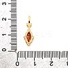 Brass Micro Pave Cubic Zirconia Pendants KK-F901-02B-G-3