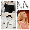 4Pcs 90% Ice Silk & 10% Elastic Fiber Ribbing Fabric for Cuffs FIND-BC0004-46A-5