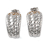 304 Stainless Steel Earrings EJEW-O004-18P-2