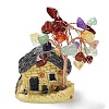 Resin & Natural Mixed Stone Model Ornament DJEW-Z001-01C-2