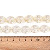 Baking Paint Transparent Glass Beads Strands DGLA-N017-04J-4