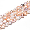 Natural Cultured Freshwater Pearl Beads Strands PEAR-N014-06G-5