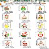 30Pcs 15 Styles Christmas Music Theme Alloy Enamel Pendants FIND-CJ0002-53-8