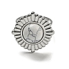 Flat Round 304 Stainless Steel Open Cuff Rings STAS-Z060-11P-3