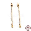 925 Sterling Silver Chain Extenders STER-D036-40AG-3