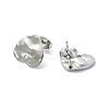 Non-Tarnish 304 Stainless Steel Stud Earring Findings STAS-L024-003P-01-2