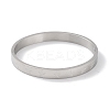 Non-Tarnish 304 Stainless Steel Grooved Star Bangles BJEW-F464-14P-3
