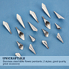 Unicraftale 20Pcs 2 Style 304 Stainless Steel Pendants STAS-UN0033-01-4