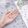 200Pcs 4 Style 304 Stainless Steel Open Quick Link Connectors STAS-PH0001-40-5