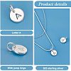 2Pcs 925 Sterling Silver Hollow Flat Round Charms with Jump Rings STER-PH0002-83A-4