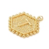 Brass Pendants KK-B126-01G-T-2
