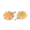 Natural Topaz Jade Pendants G-T144-12B-2