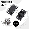 4 Bags Zinc Alloy Door Push-Pull Wheel FIND-WR0013-08-2