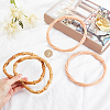 4Pcs 2 Style Bamboo & Rattan Bag Handle DIY-AR0002-80-3