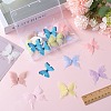 48Pcs 8 Colors Single Color 3-Layer Fibre Tulle Ornament Accessories FIND-SC0005-73-3