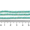 Electroplated Glass Beads Strands EGLA-P055-01B-01-5
