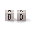 Tarnish Resistant 303 Stainless Steel European Beads STAS-G286-P09-2