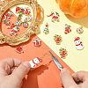 20Pcs 10 Styles Christmas Alloy Enamel Pendants ENAM-CJ0004-49-5