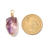 Natural Quartz Pendants PALLOY-JF00933-4