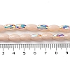 AB Color Plated Electroplate Beads Strands X-EGLA-H104-03B-4