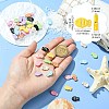 45Pcs 9 Colors Baking Paint Alloy Beads FIND-CJ0003-26-2