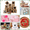 Square Foldable Paper Cake Box CON-WH0089-174A-5