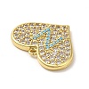 Brass Micro Pave Cubic Zirconia Pendants KK-Q772-10G-3