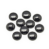 Synthetic Black Stone Cabochons G-R416-10mm-46-1-1