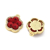 Brass Micro Pave Cubic Zirconia Pendants KK-C158-03C-G-2