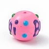Opaque Painted Glass Beads LS-GLAA-B001-01H-2